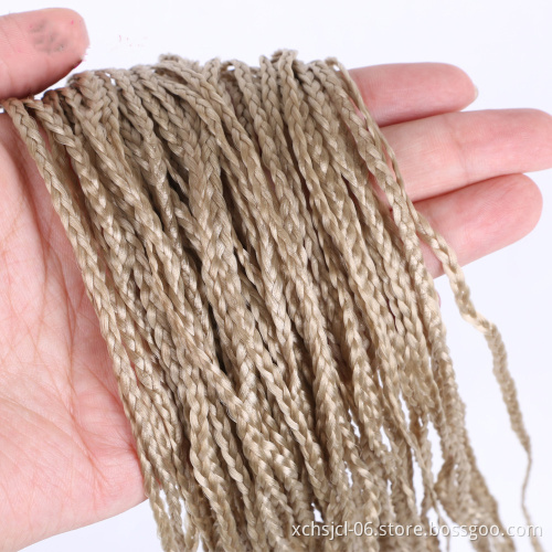 Zizi Braids Crochet Box Braids Colored Synthetic Braiding Hair for Women